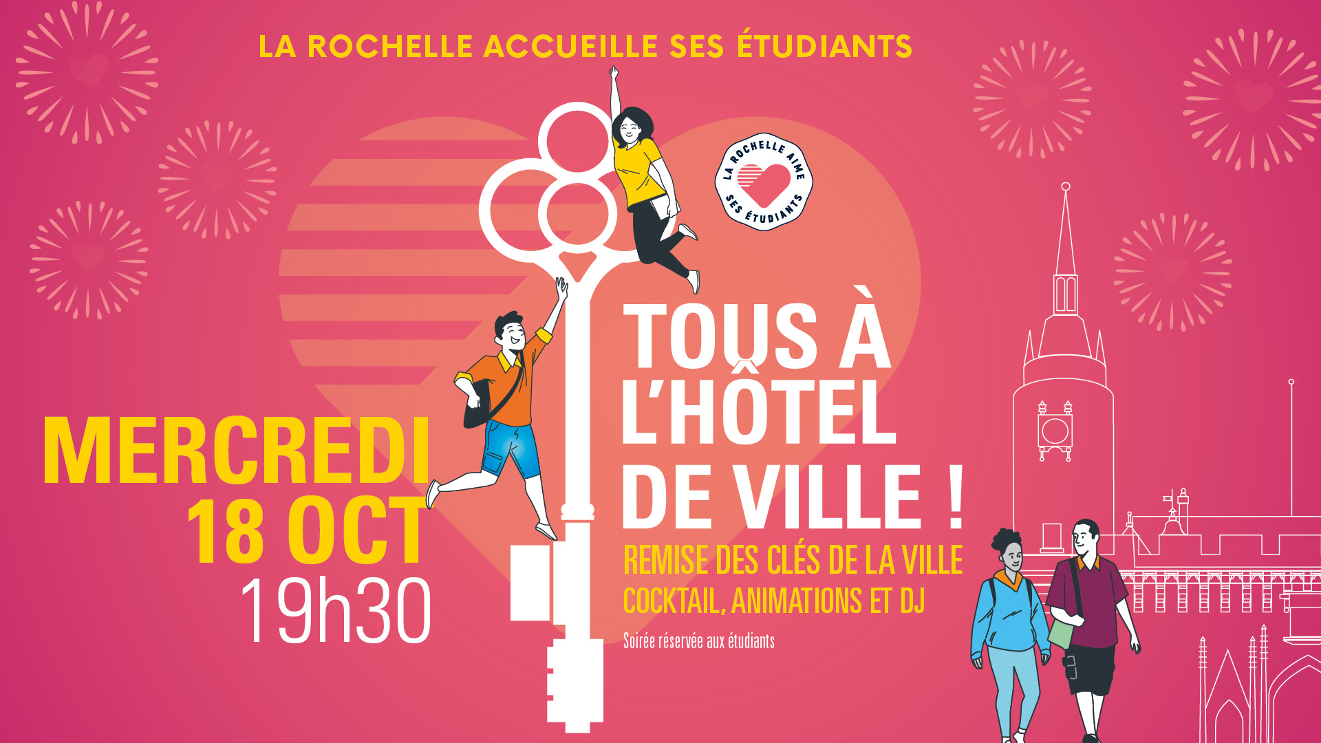 La Rochelle accueille ses étudiant·es ! La Rochelle Université