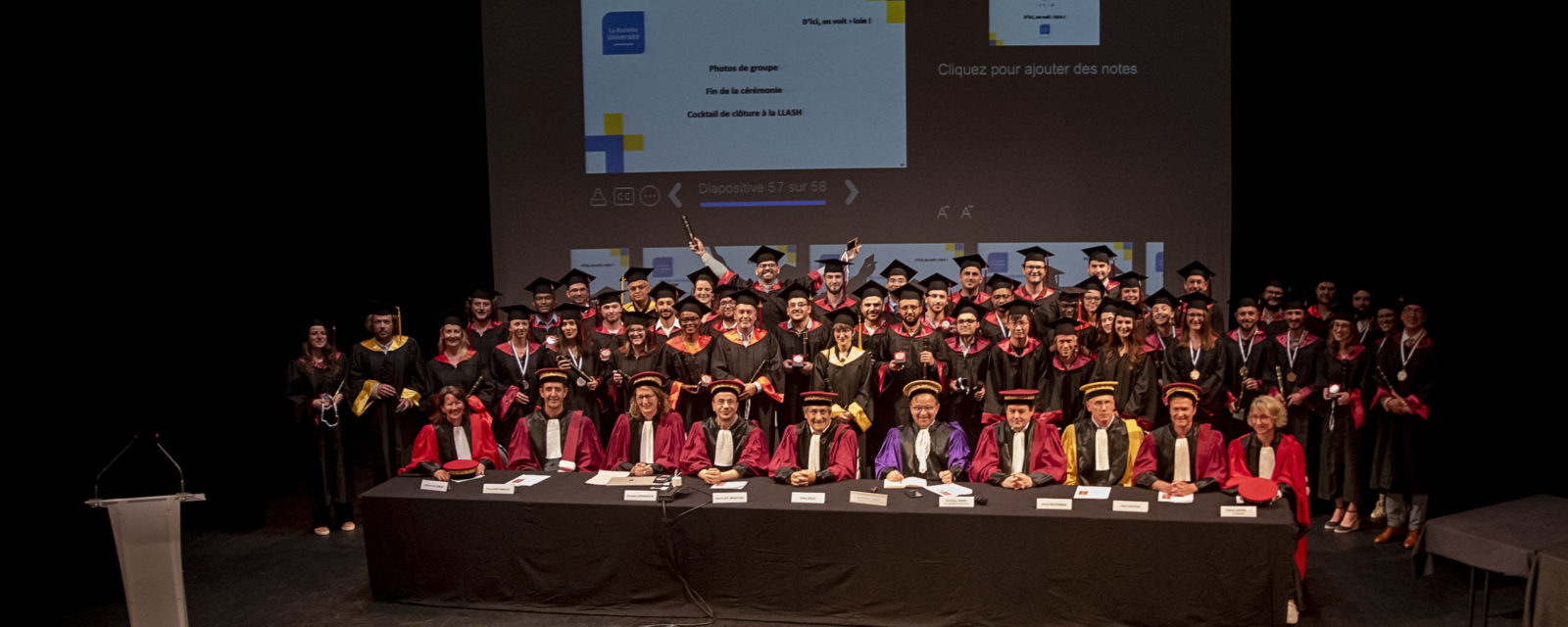 Cérémonie de remise des diplômes aux doctorant·es