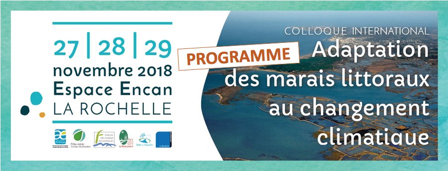 Colloque international « Adaptation des marais littoraux au changement climatique »