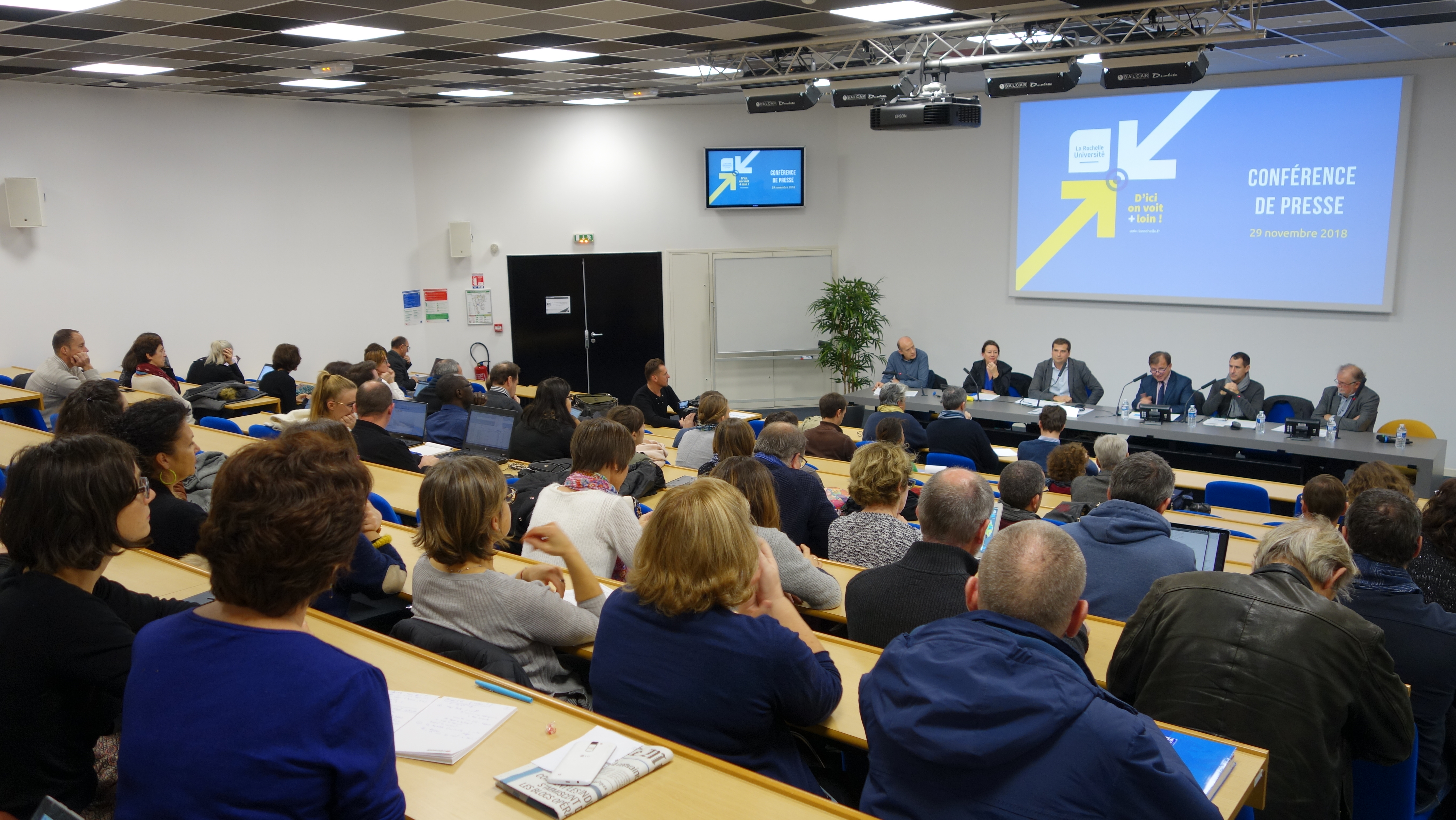 Conference De Presse Sur Les Grands Projets De L Universite La Rochelle Universite