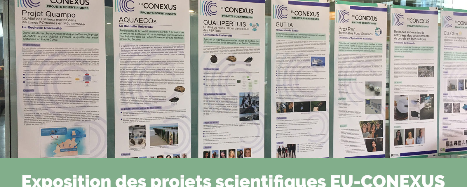 Exposition des projets scientifiques EU-CONEXUS