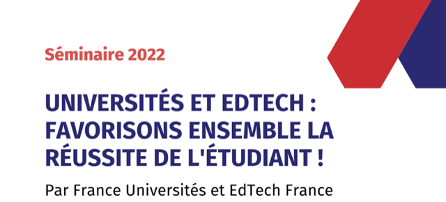 Universités et Edtech : favorisons ensemble la réussite étudiante